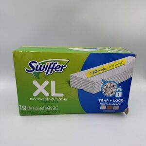 SWIFFER XL Dry Sweeping REFILLS Multi-Surface 1.5X Wider Plus‎ Larges 19 Count